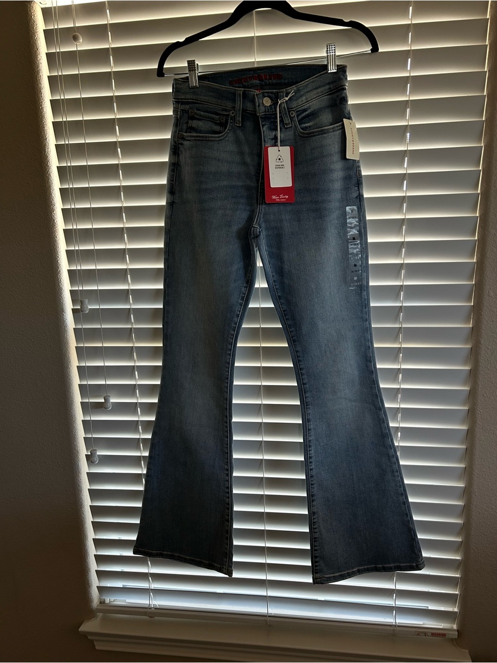 Lucky Brand Stevie High Rise Flared denim jeans, NWT, size 28R